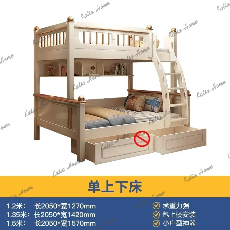 Cama Beliche de Madeira 135x19 - King Size Bed Frame With Storage Drawers avaliação e preço