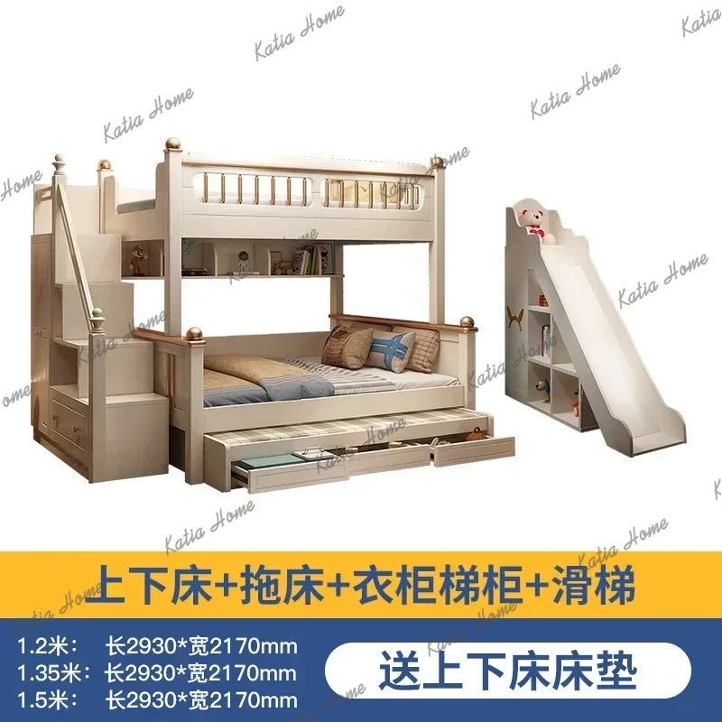 Cama Beliche de Madeira 135x19 - King Size Bed Frame With Storage Drawers avaliação e preço