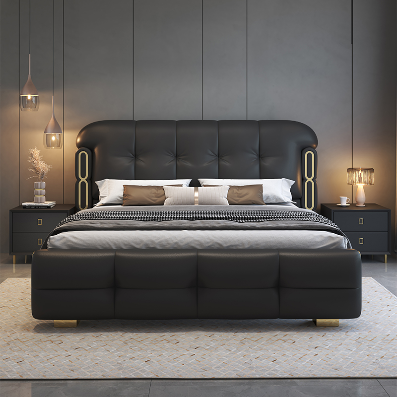 Móveis de Quarto Modernos de L - King Size Bed Frame With Storage Drawers avaliação e preço