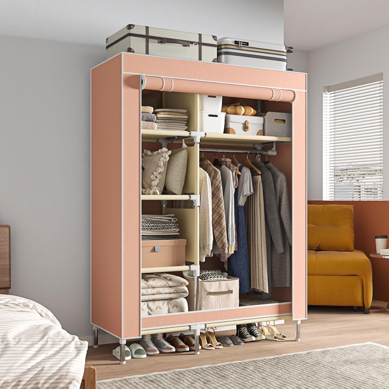 Guarda-roupa portátil, organiz - Wardrobe Closet Portable Fabric Cover avaliação e preço