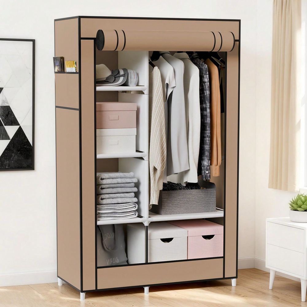 Armário de Armazenamento para  - Wardrobe Closet Portable Fabric Cover avaliação e preço