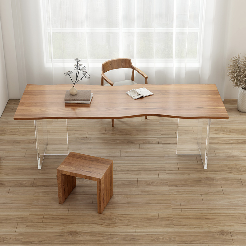 Mesa de madeira sólida acrílic - Tables avaliação e preço