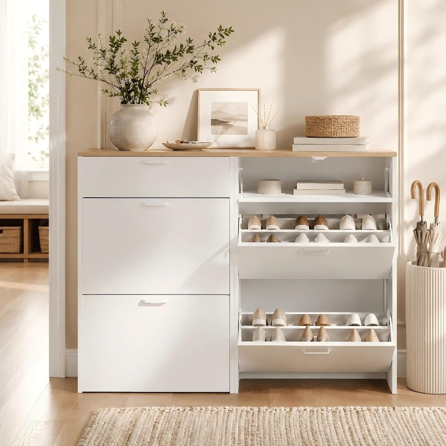 Armário para guardar sapatos,  - Shoe Rack Cabinet Narrow Entryway avaliação e preço