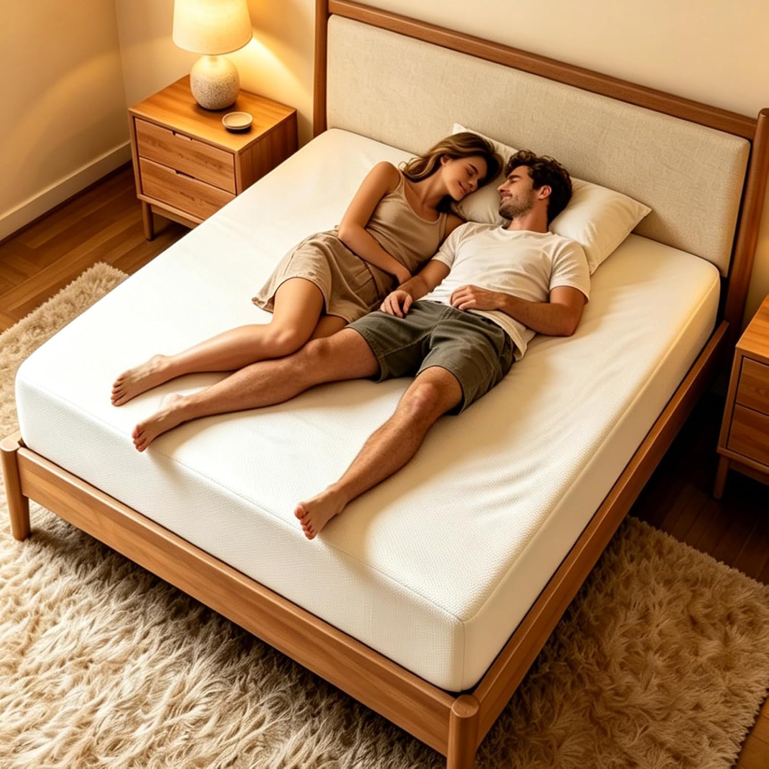 Colchões de espuma viscoelásti - Memory Foam Mattress In A Box Queen avaliação e preço