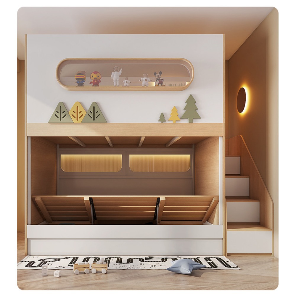 Cama Alta e Baixa com Escorreg - Bunk Bed With Stairs And Slide avaliação e preço