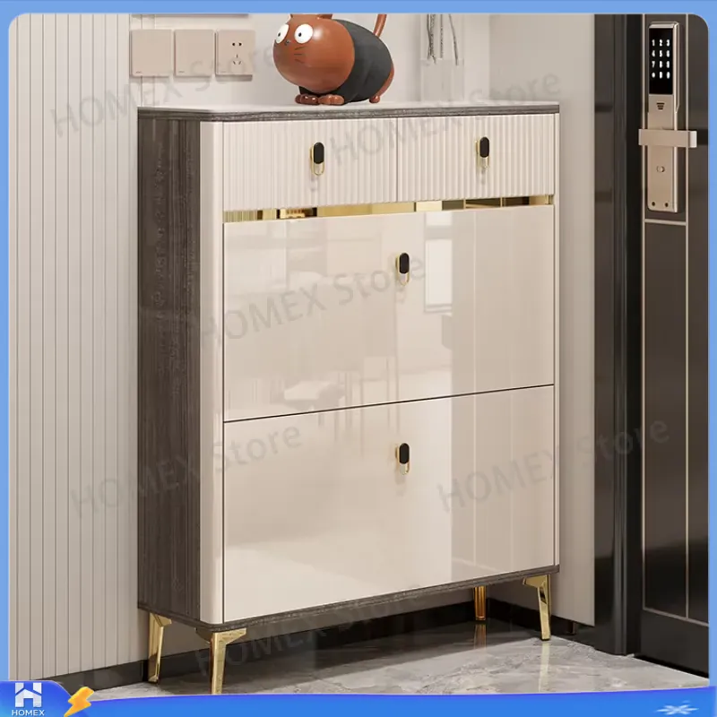Armário para sapatos à prova d - Shoe Rack Cabinet Narrow Entryway avaliação e preço